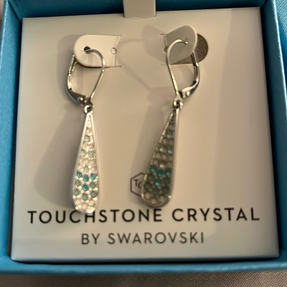 Touchstone Crystal drop earrings